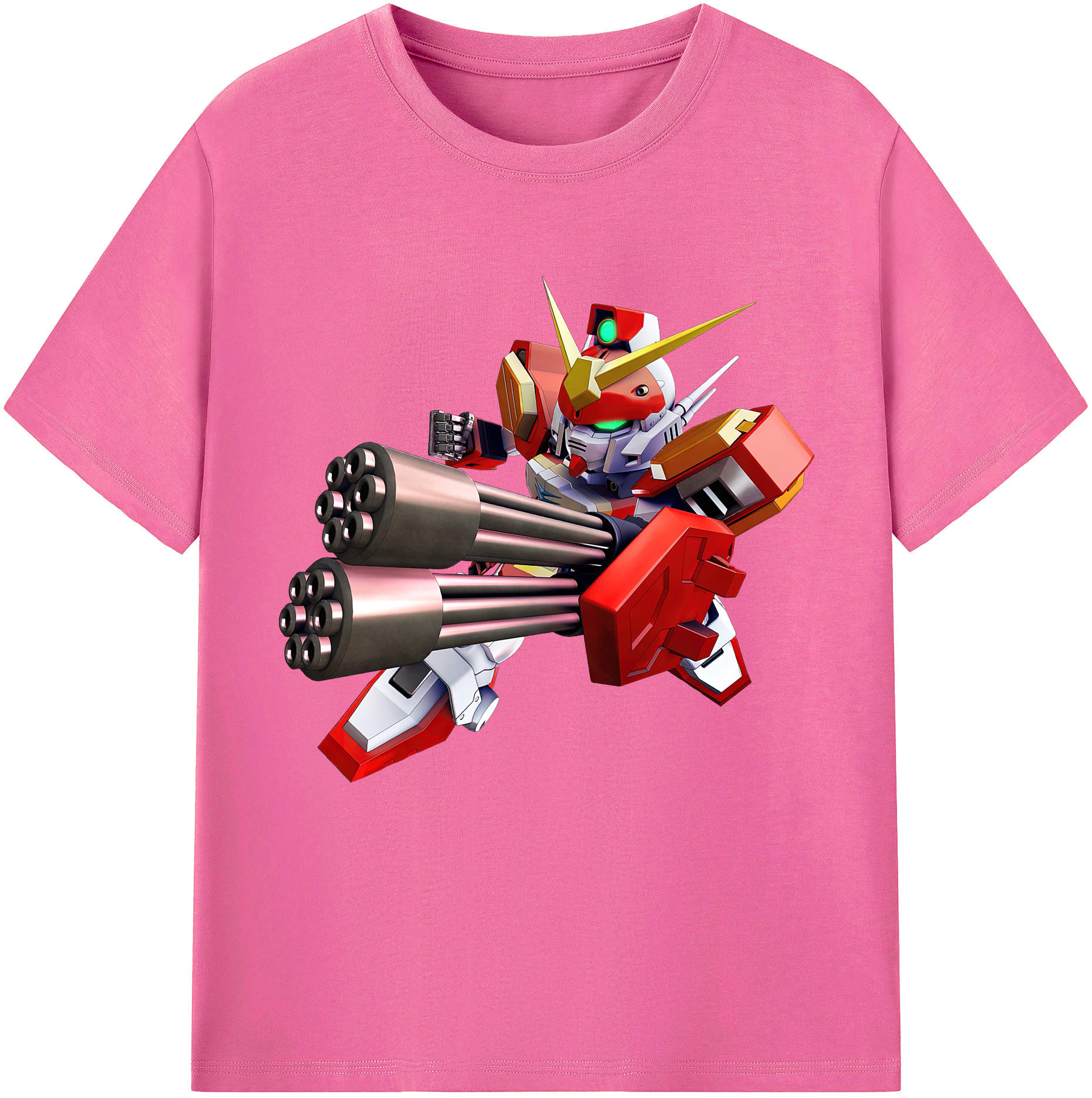 （画像用） 機動戦士ガンダム Mobile Suit Gundam レディースカジュアルプリントTシャツ（綿100％）